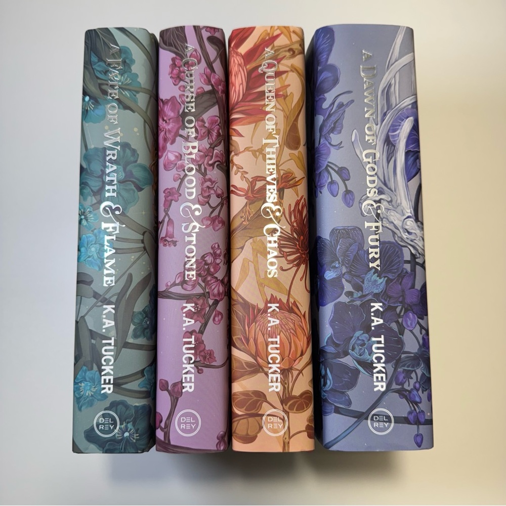 FairyLoot Fate & Flame set by K. A. Tucker, Signed